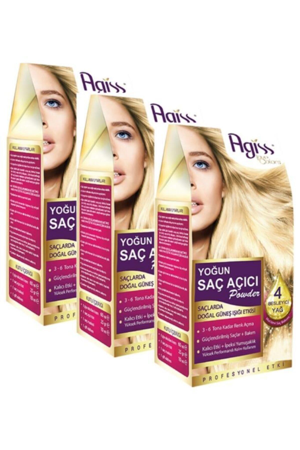 agiss 3 adet agiss yogun sac acici powder fiyati yorumlari trendyol
