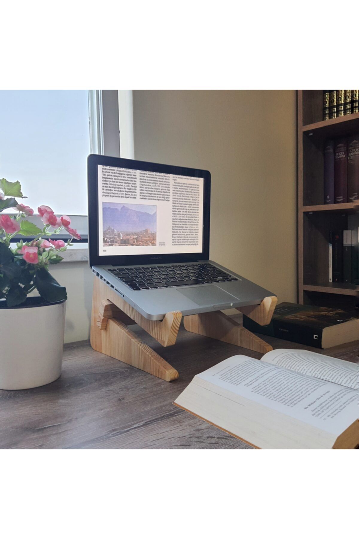 isfahan ahsap laptop standi dogal agac dizustu bilgisayar altligi fiyati yorumlari trendyol