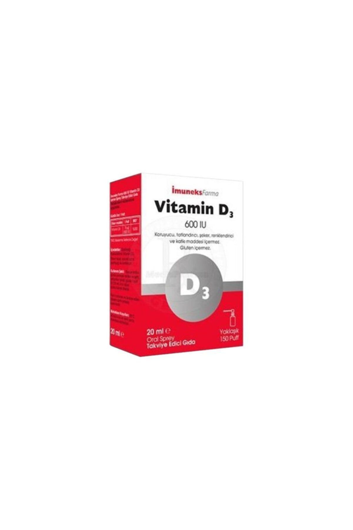 imuneks vitamin d3 sprey 600 iu 20 ml fiyati yorumlari trendyol