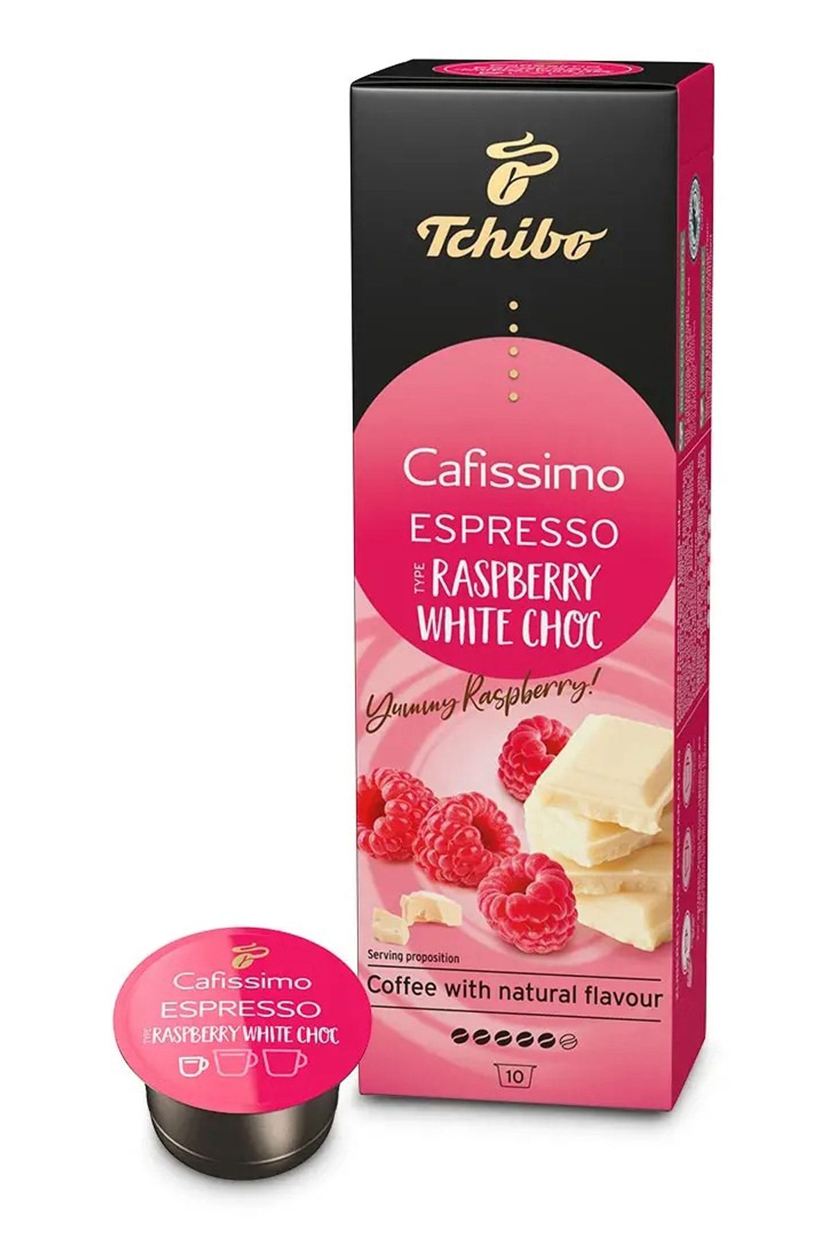 tchibo espresso raspberry white choc aromali 10 lu kapsul kahve fiyati yorumlari trendyol