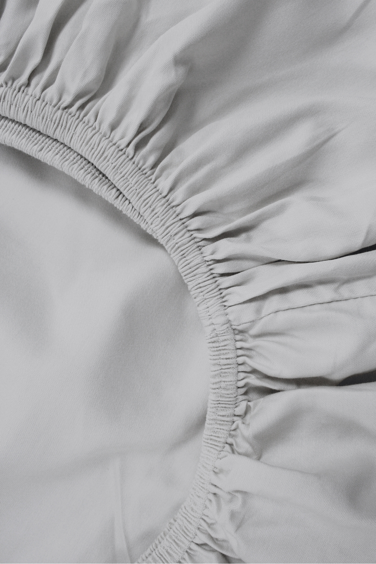 روتختی کودک 100% پنبه ساتن الاستیک - خاکستری - 70x140 سانتی متر