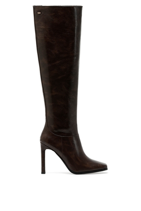 Cebbı2 2pr Kahverengi Kadın Topuklu Çizme Image 0