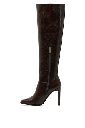 Cebbı2 2pr Kahverengi Kadın Topuklu Çizme Image 3