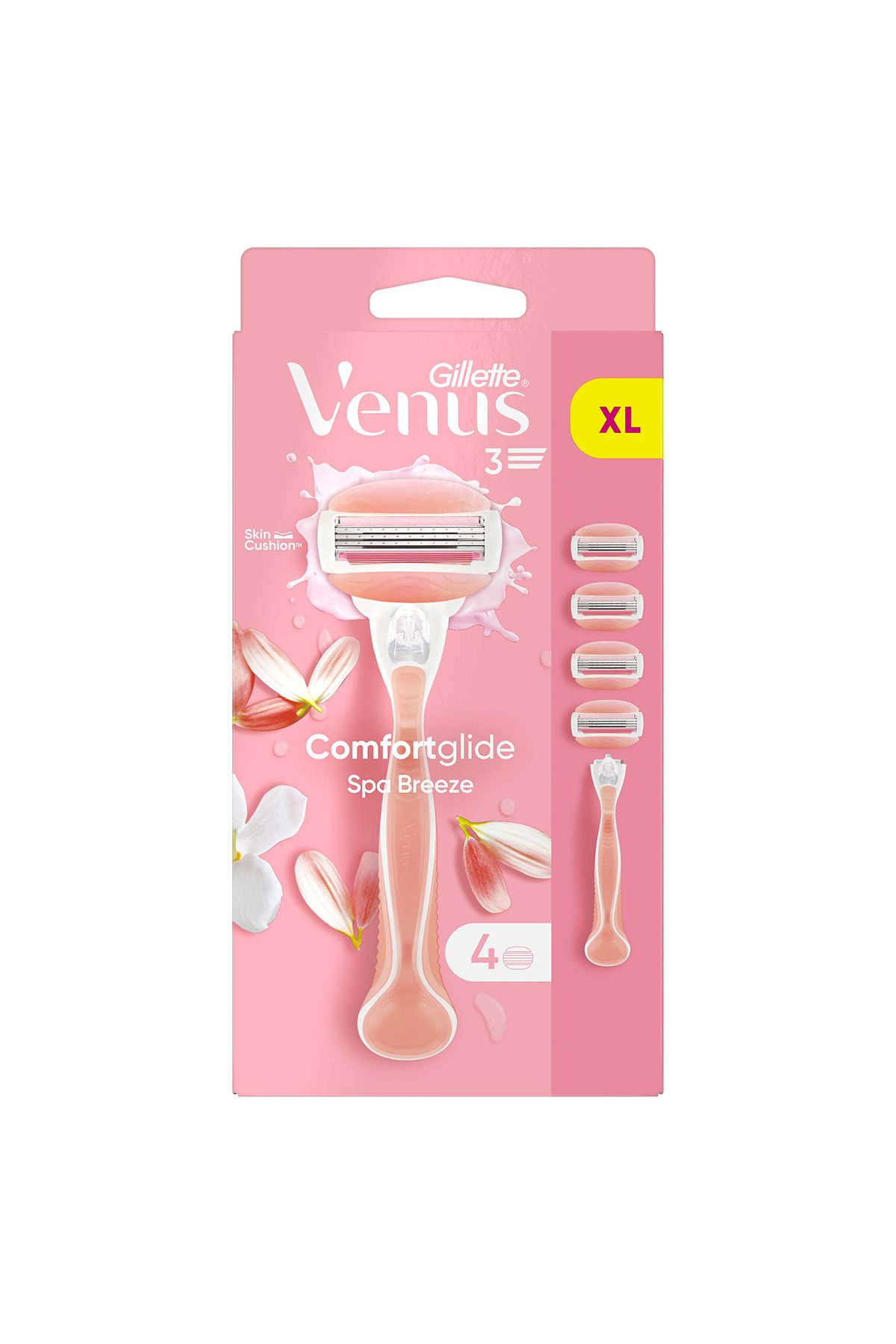 Venus Comfortglide Spa Breeze Kadın Tıraş Makinesi 4 Adet Yedek Tıraş Bıçağı