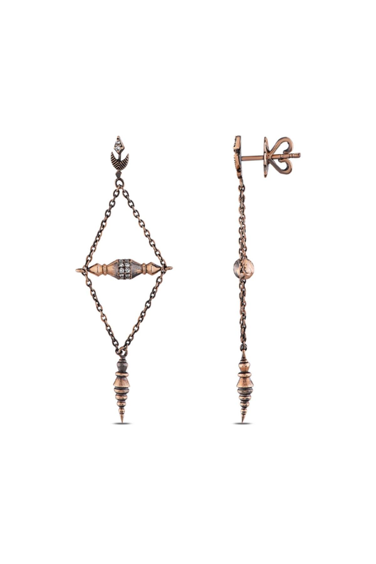 Barok Diamond Kadın Pırlanta Küpe 0.17ct F Vs 14k