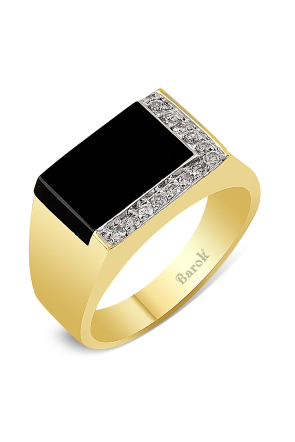 Barok Diamond Pırlantalı Yüzük 0.25ct 14 Ayar