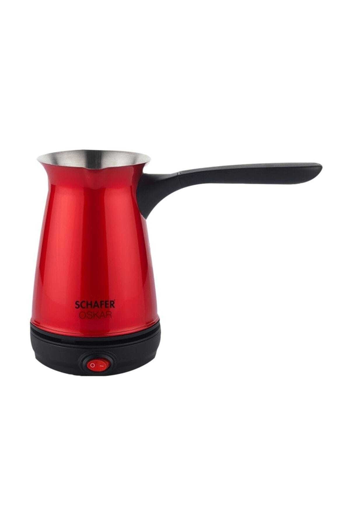 Schafer Oskar Elektrikli Cezve - 2 Parça - Kırmızı