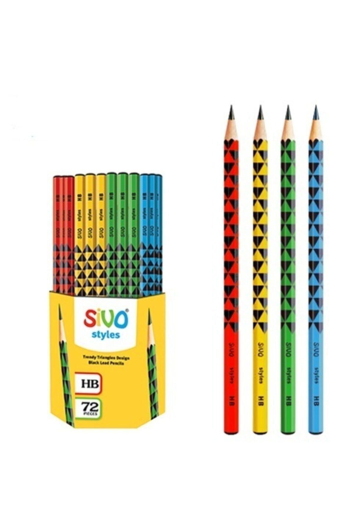 Nataraj Sivo Styles Hb Siyah Kurşun Kalem 72'li