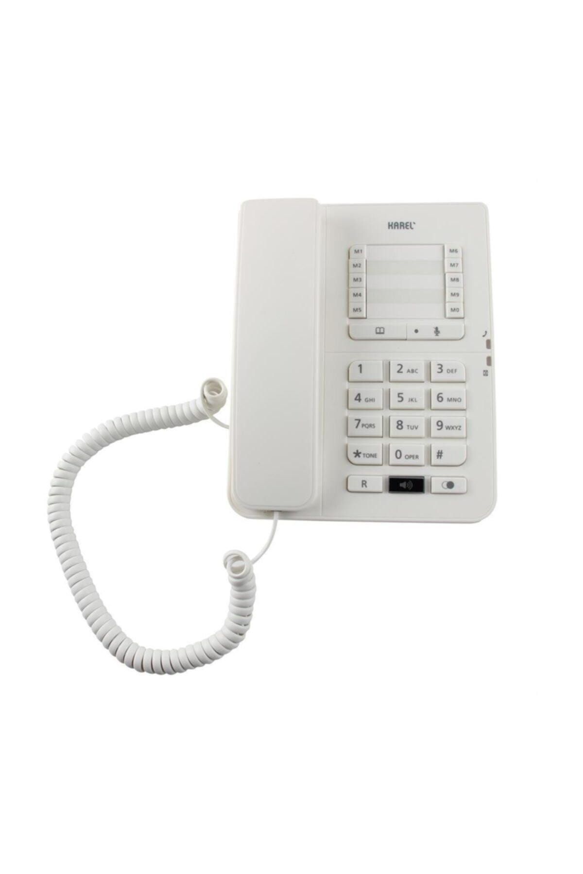 KAREL TM142 Krem Masa Telefonu