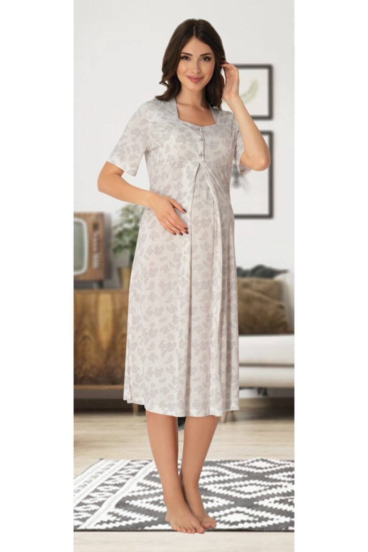 kakt slohusa Effort Gray Patterned Maternity and Postpartum