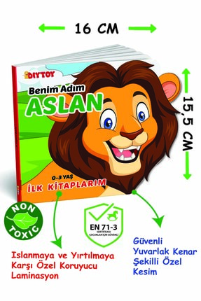 Benim Adım Hayvanlar Ilk Kitaplarım Eğitici Seti 6 Kitap Image 1
