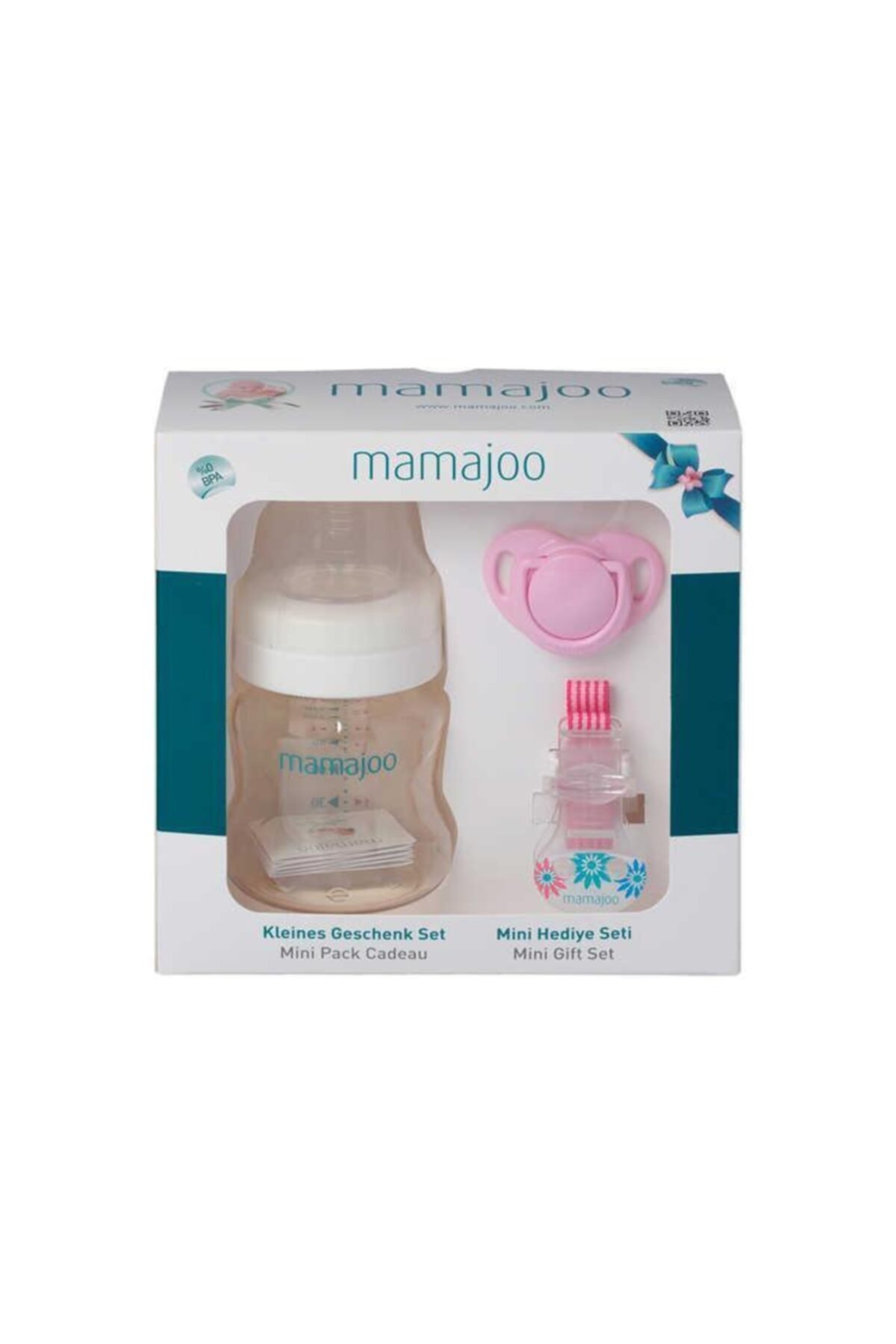Mamajoo Pembe Boze Mini Biberon Seti 150 ml