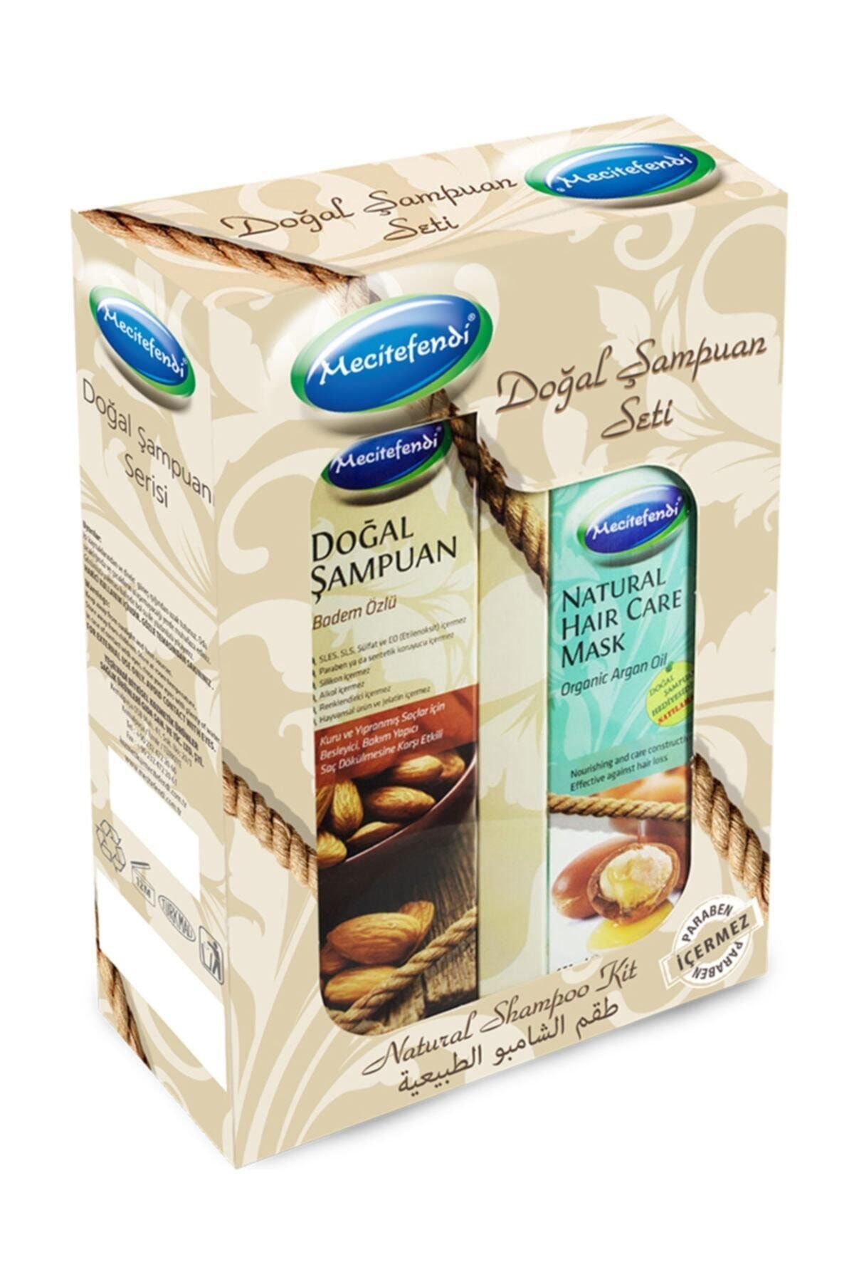 Mecitefendi Doğal Badem Şampuanı ve Organik Argan Yağlı Saç Bakım Maskesi