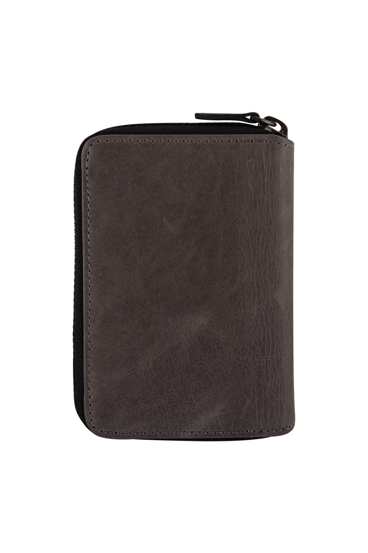 کیف پول نگهدارنده کارت خاکستری چرمی Fargo Vintage