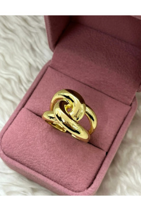 Çelik Gold Ayarlanabilir Yüzük Image 0