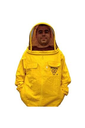 Petekten Astronot Tip Arıcı Yarım Maske Sarı Image 0