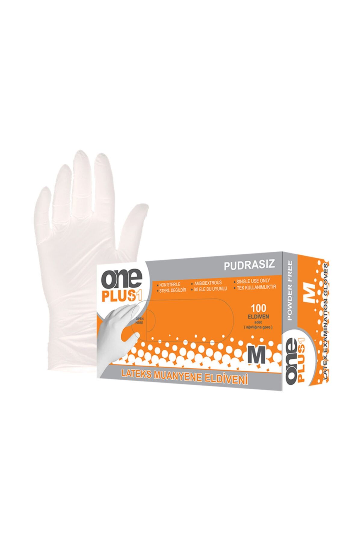 oneplus latex pudrasiz muayene eldiven 100 lu m fiyati yorumlari trendyol