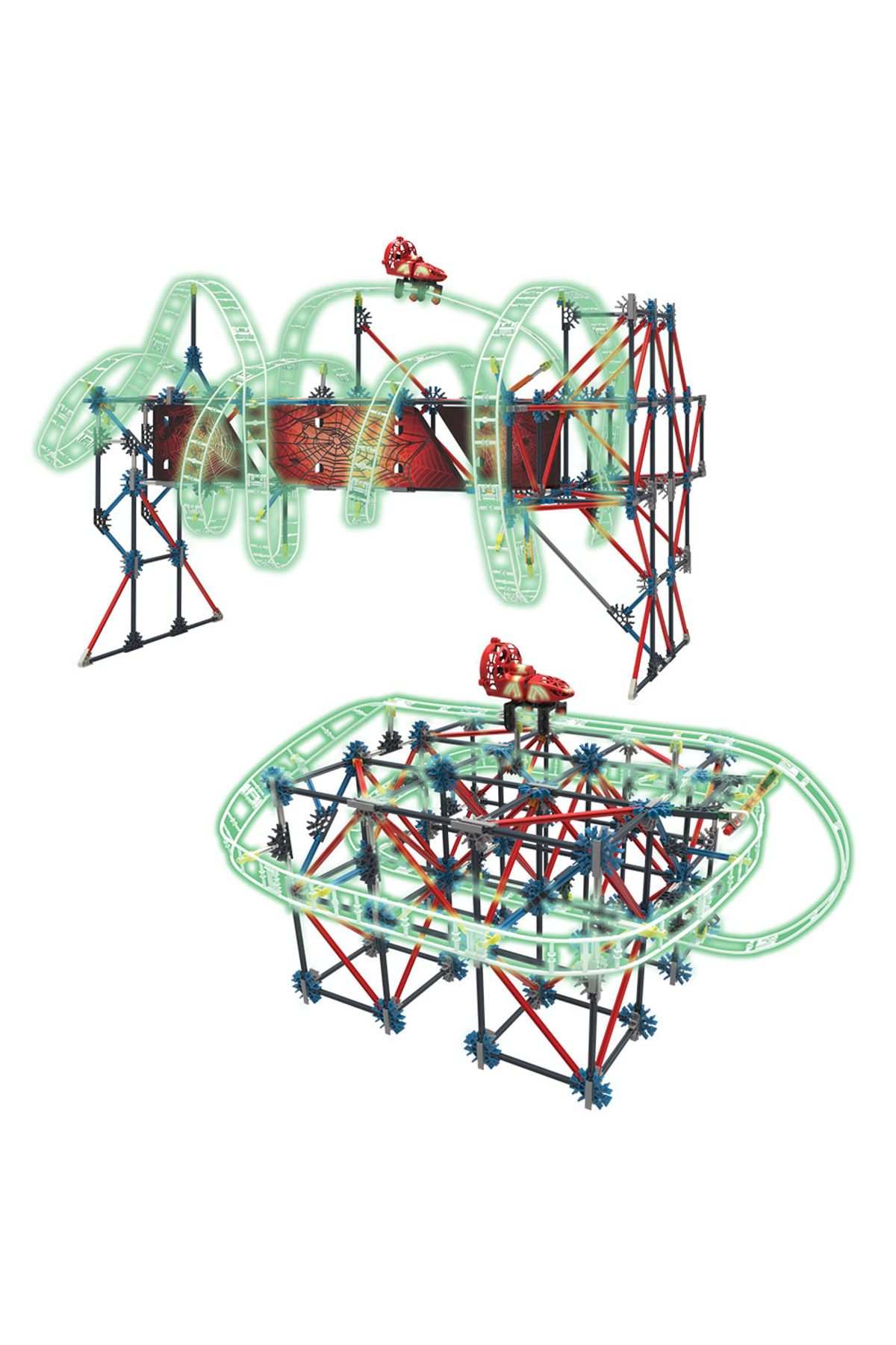 Web Weaver Roller Coaster Set (MOTORLU) Hız Treni