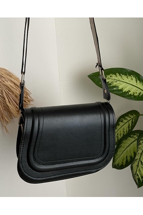 Alın askılı çok bölmeli kadın çantası Image 2