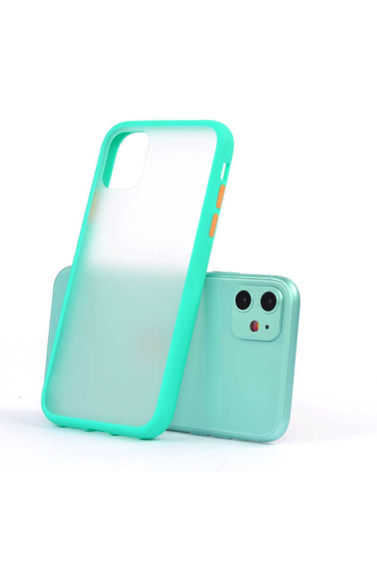 Dijimedia Iphone 11 Kilif Kenarlari Silikon Mat Seffaf Fri Kapak Turkuaz Fiyati Yorumlari Trendyol