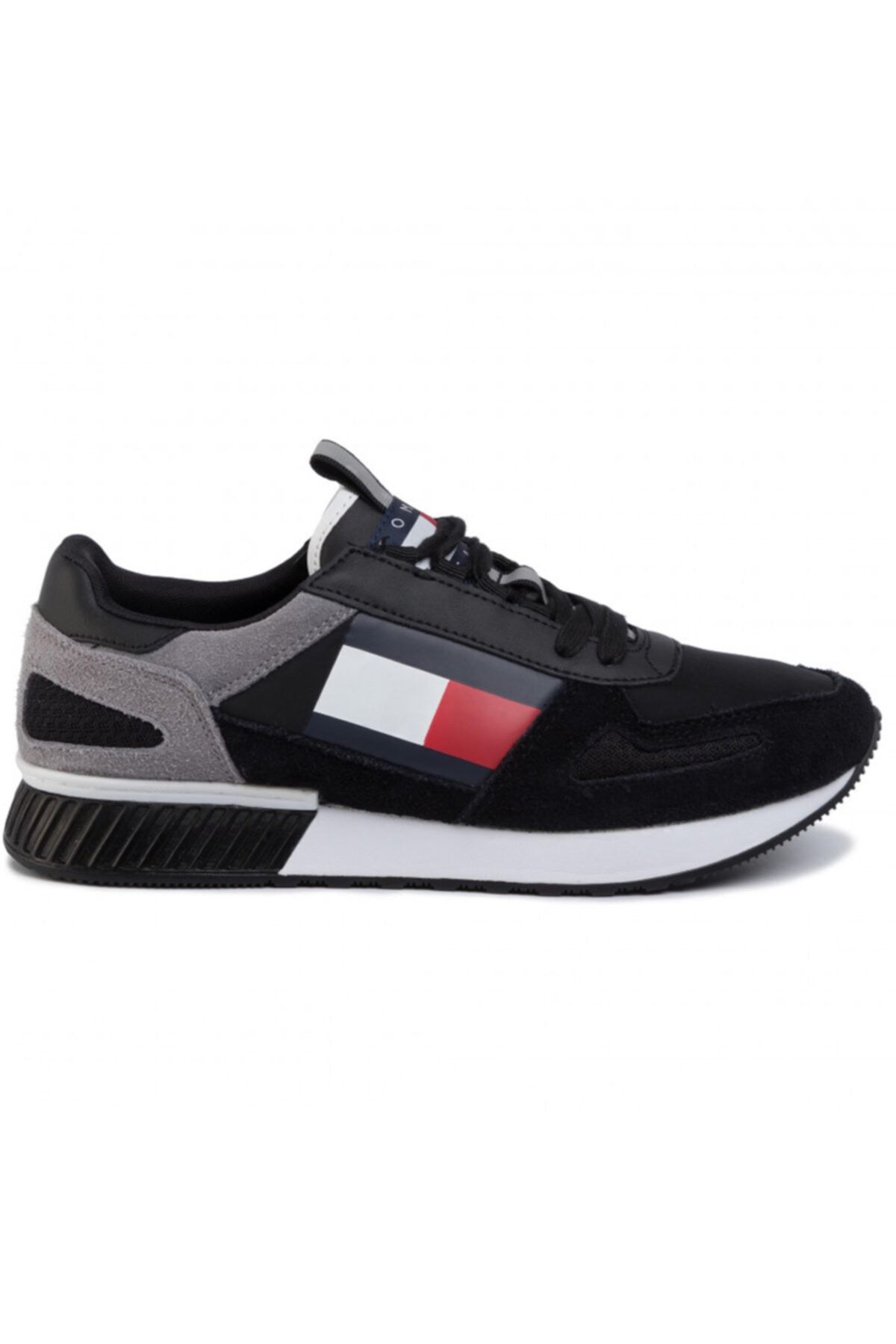 tommy hilfiger erkek siyah sneaker em0em00324 u005148 fiyati yorumlari trendyol