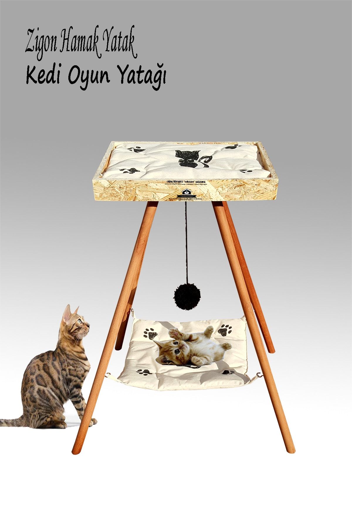 kedi kulubesi kedi yatagi kedi oyuncagi zigon hamak yatak kedi oyun alani hamak besik yatak fiyati yorumlari trendyol
