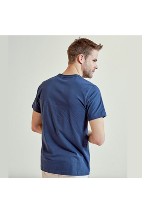 Timon Erkek Lacivert Bisiklet Yaka Tişört Image 2