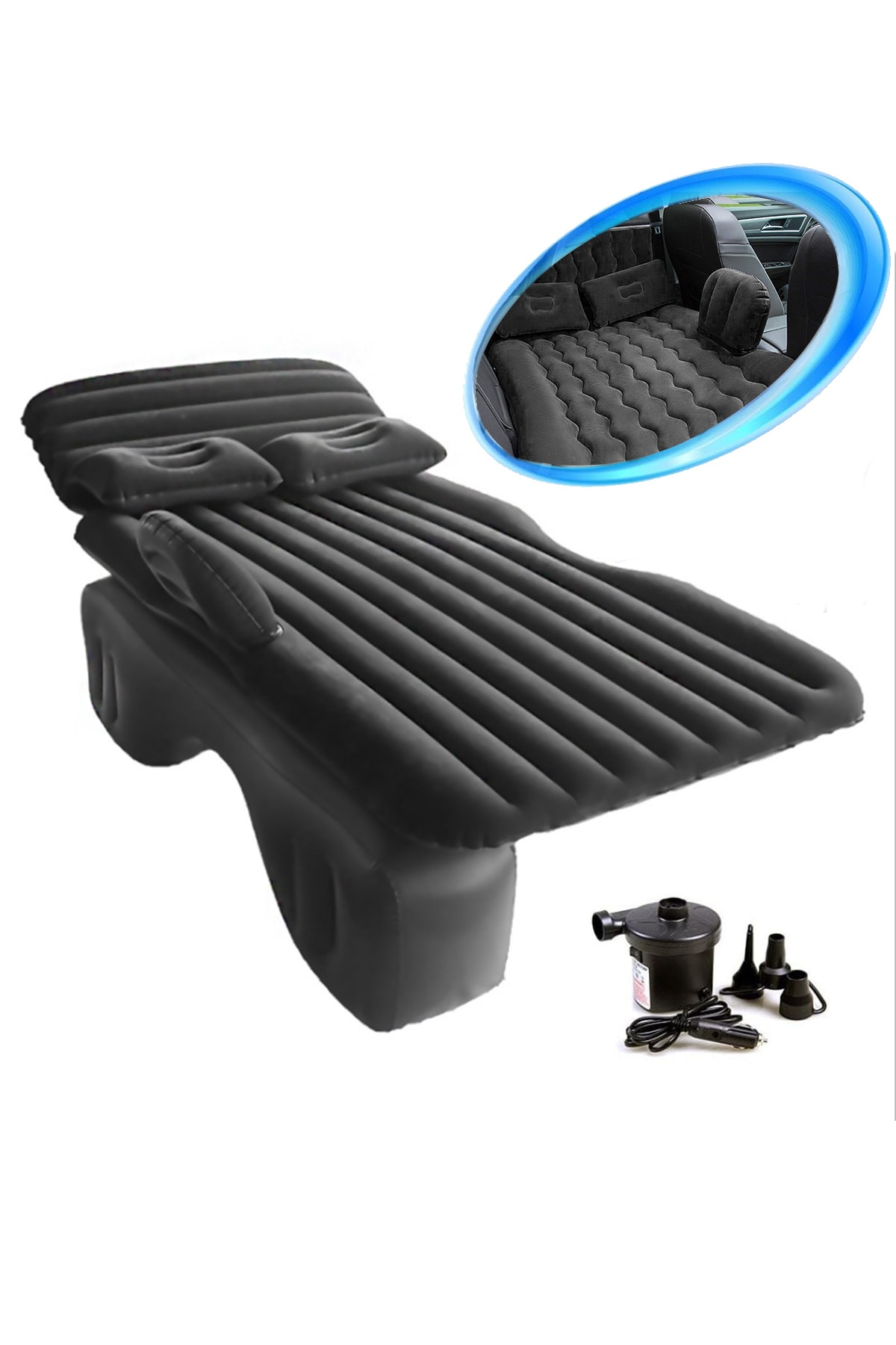 unaan sisme araba yatagi koltugu otomobil arka koltuk yatak sisirme pompasi hediye fiyati yorumlari trendyol