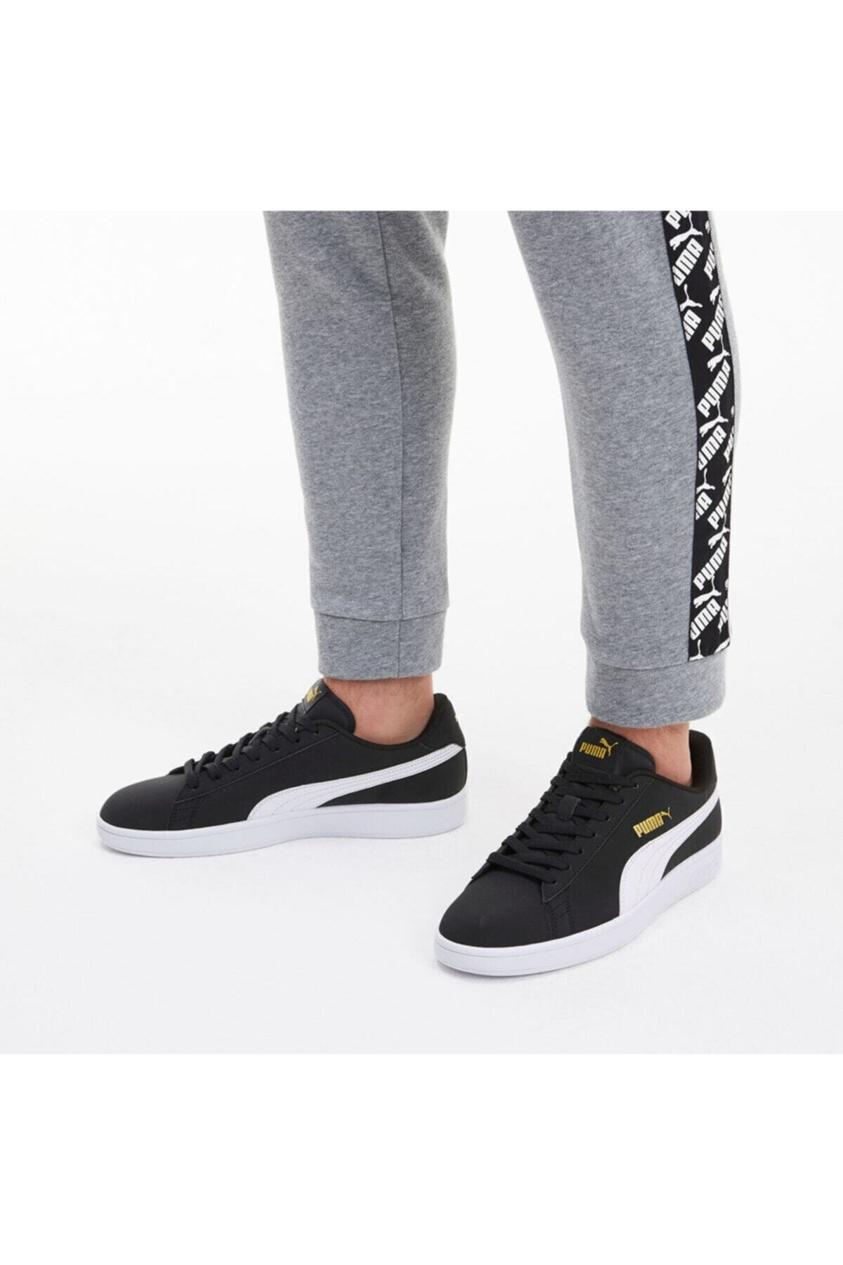 Smash Buck - Unisex Siyah Sneaker Spor Ayakkabı