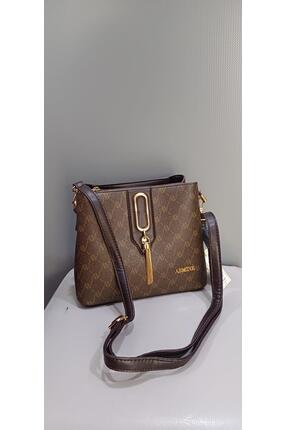 361 Çanta Kahve Noktalı Image 3