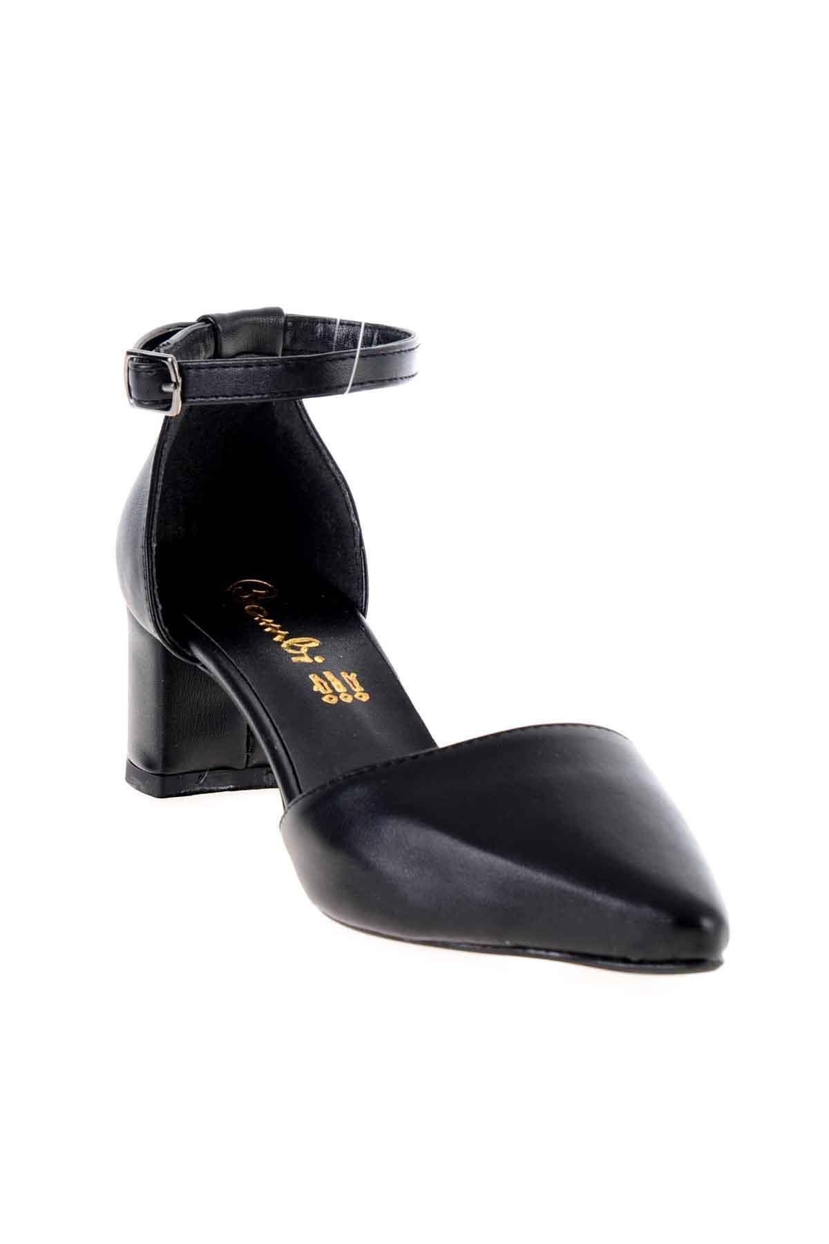 Siyah Kadın Klasik Topuklu Ayakkabı K01503720009