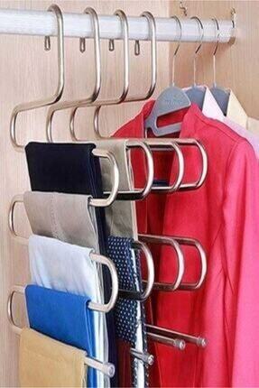 5 Katlı Metal Pantolon Eşarp Askısı Image 0