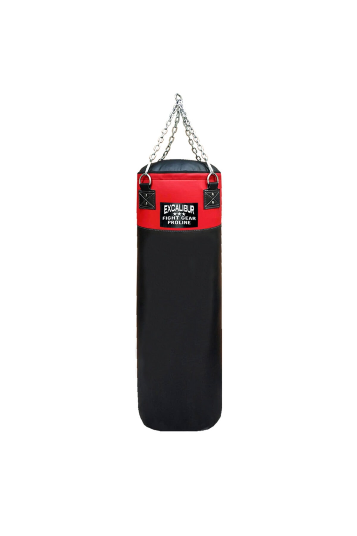 Excalibur Proline Salon Tipi Boks Kum Torbası 150 X 40 Cm Siyah - Kırmızı