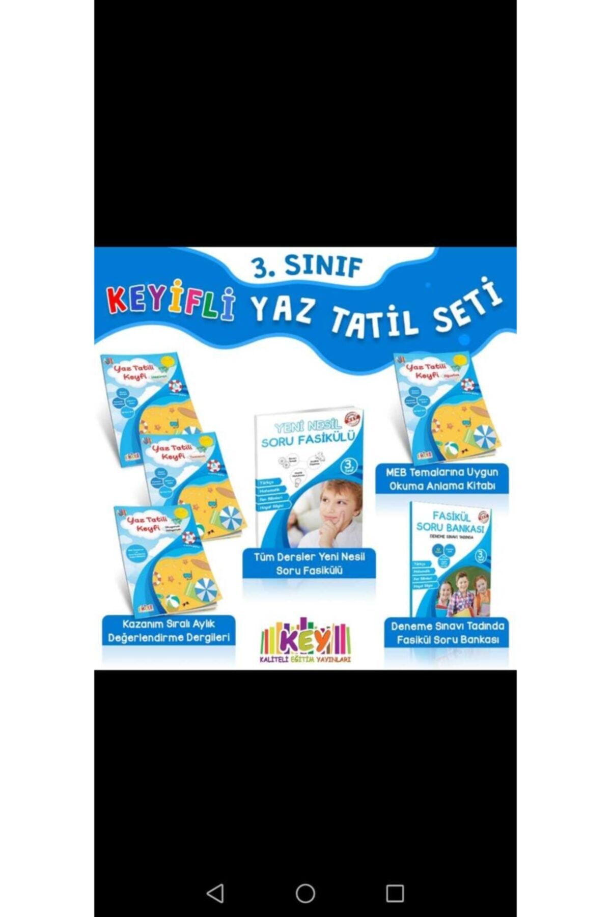 kaliteli egitim yayinlari 3 sinif keyifli yaz tatil seti fiyati yorumlari trendyol