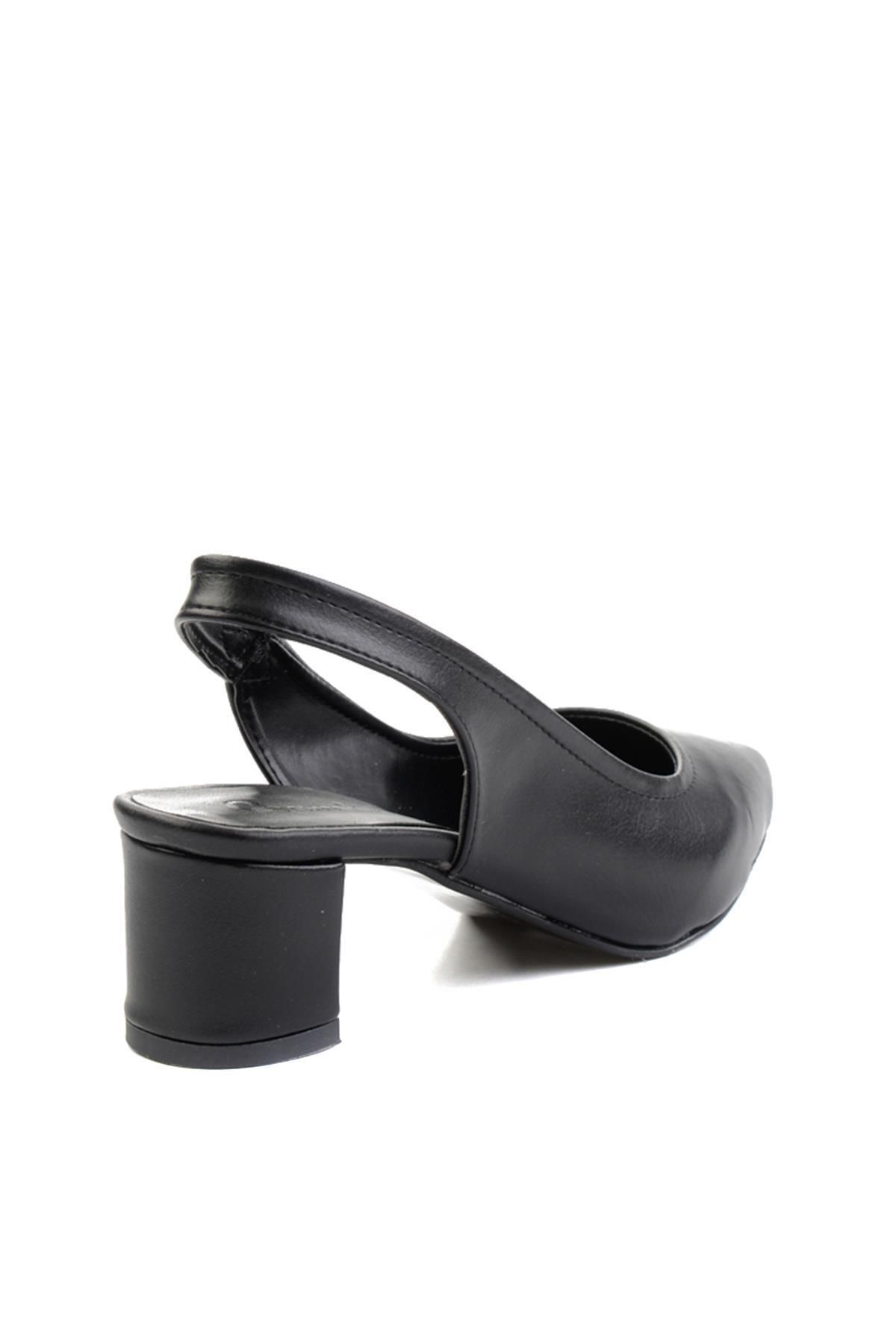 Siyah Kadın Klasik Topuklu Ayakkabı K01503721009