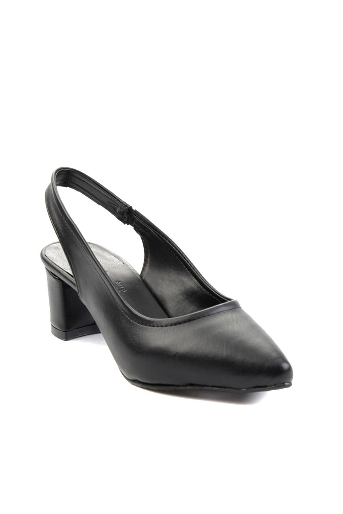 Siyah Kadın Klasik Topuklu Ayakkabı K01503721009