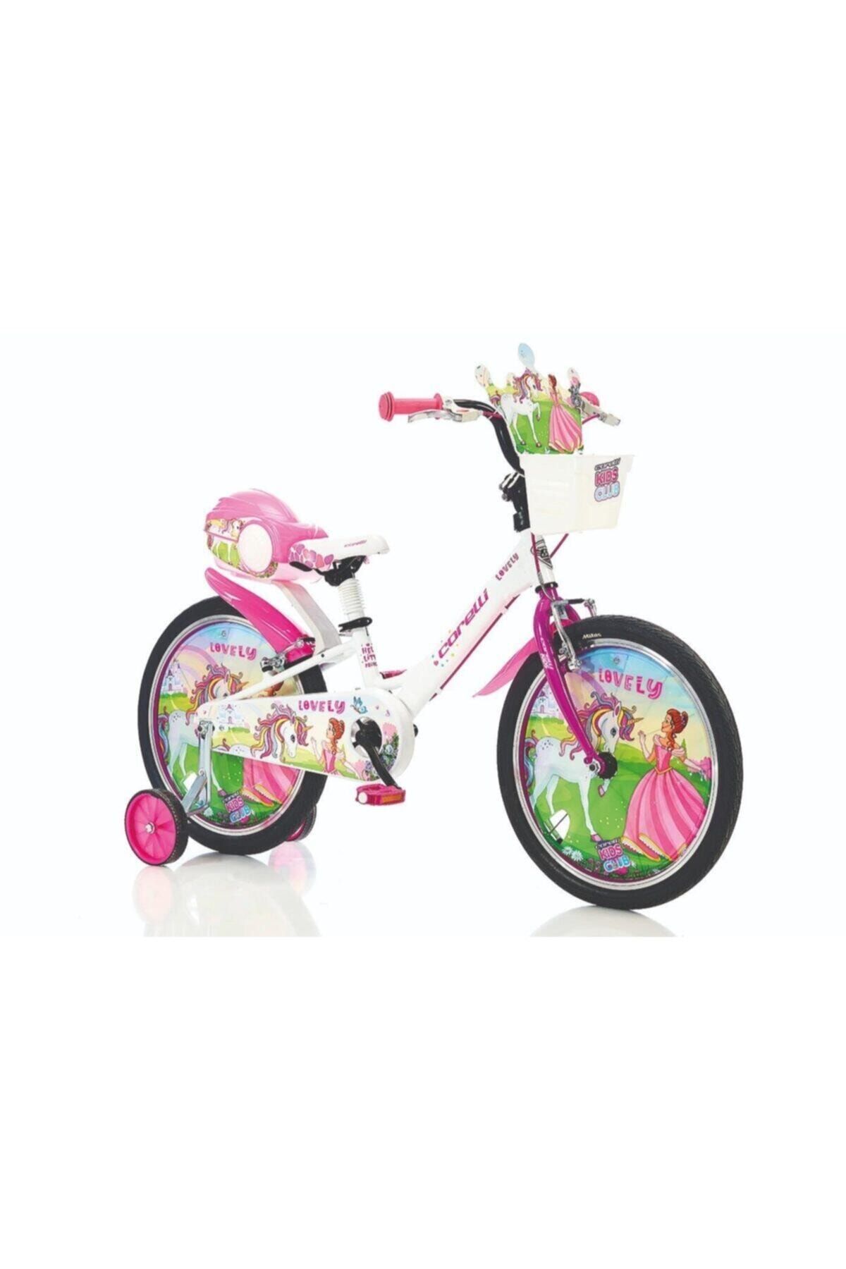 corelli cocuk bisikleti lovely j 20 k kids beyaz renk pembe yazi lovely 030195 fiyati yorumlari trendyol