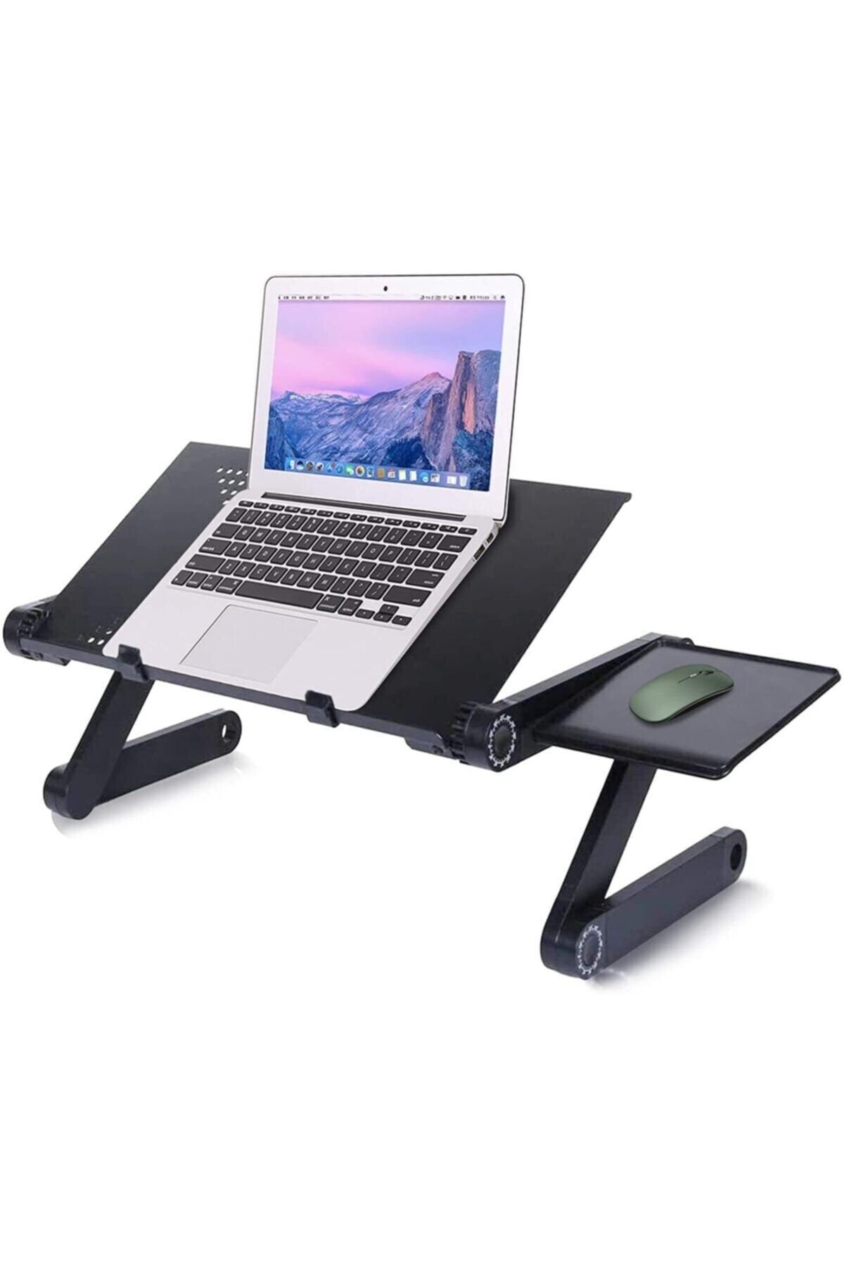 M90 Laptop Notebook Standı Fanlı Soğutuculu Katlanabilir Ayarlanabilir Hızlı Kurulum