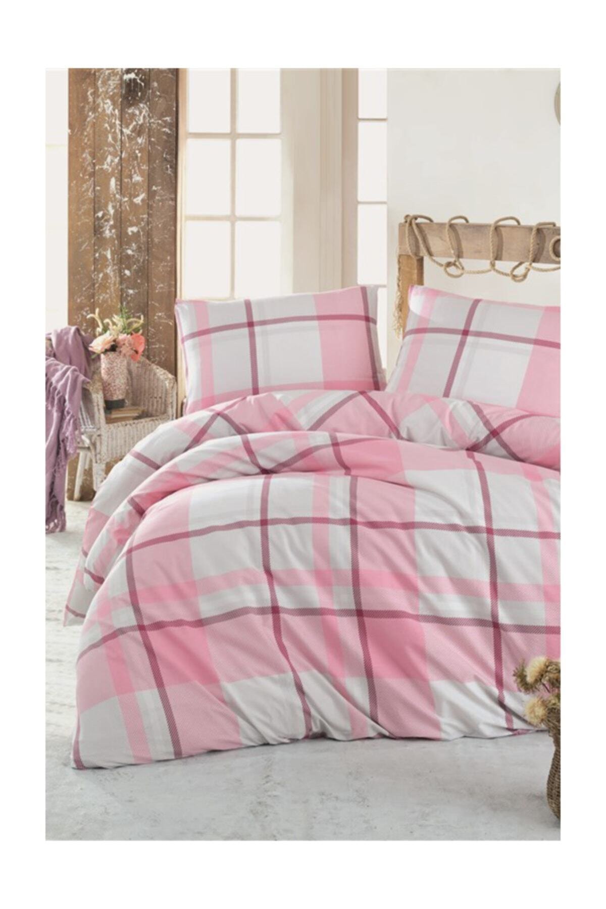 Tac Kristal By Light Cift Kisilik Nevresim Takimi Sava Pembe Fiyati Yorumlari Trendyol