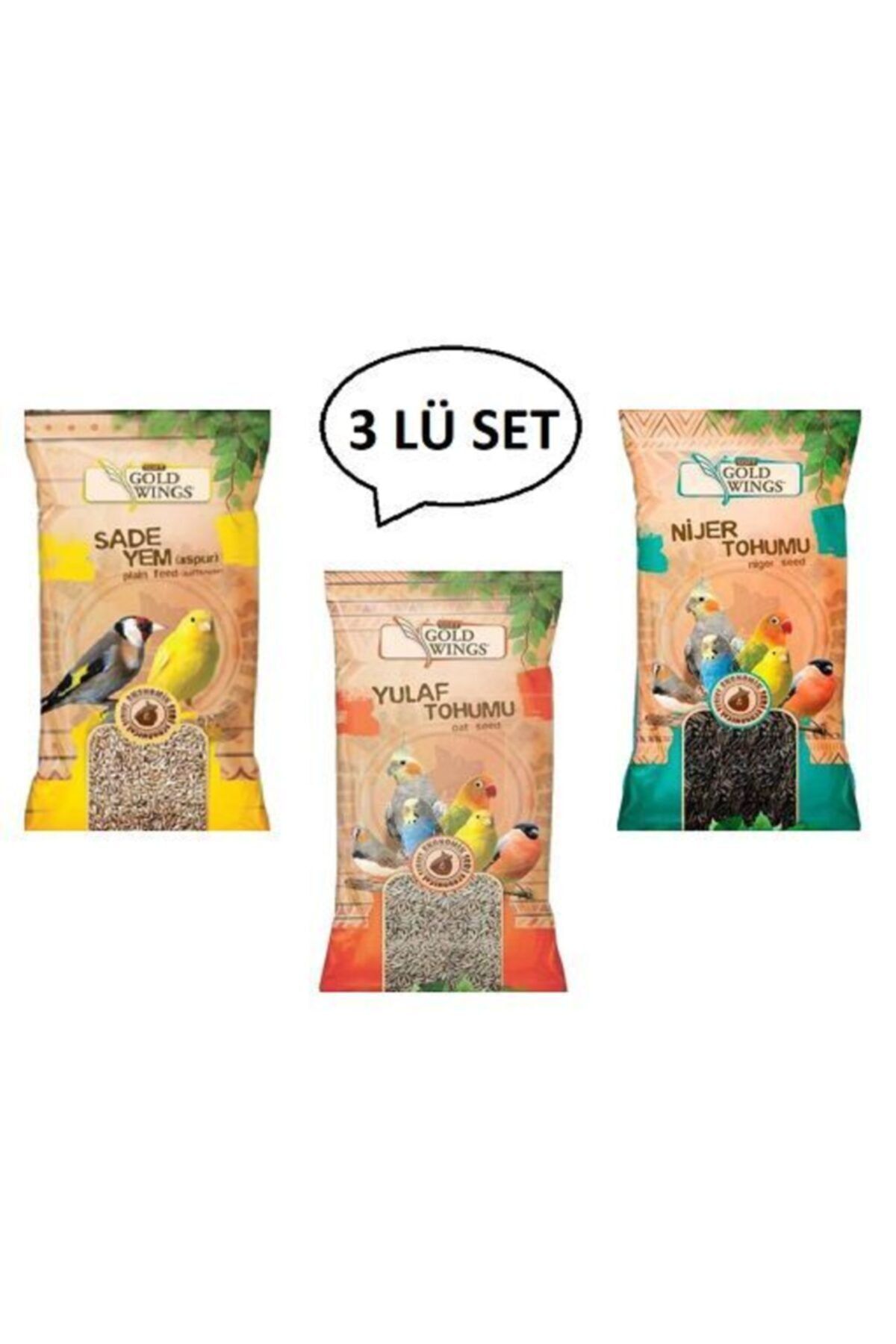 TUĞRA PET MARKET Nijer + Yulaf + Sade Yem
