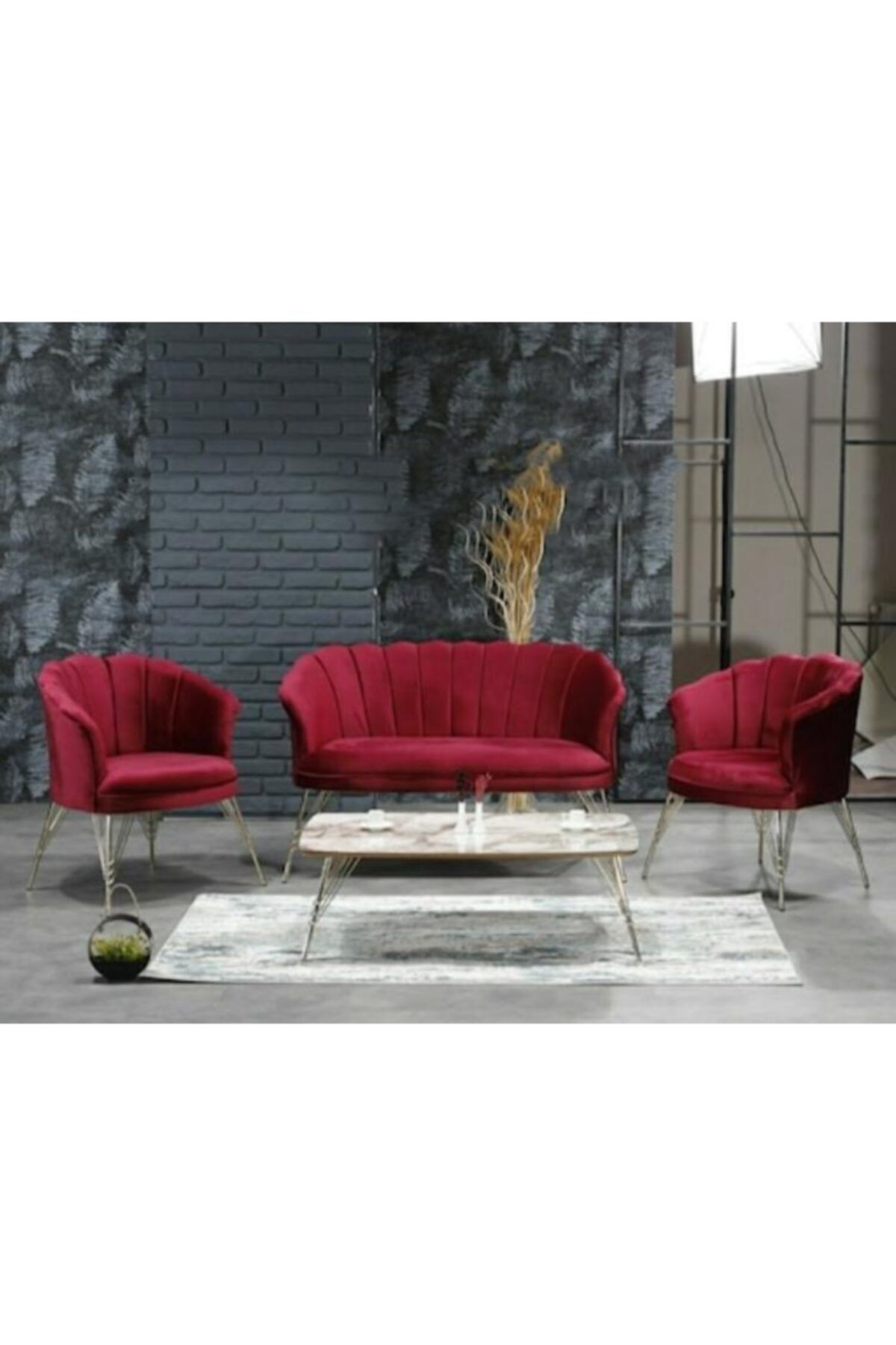 ENHA Sege Decorative Papatya Çay Seti