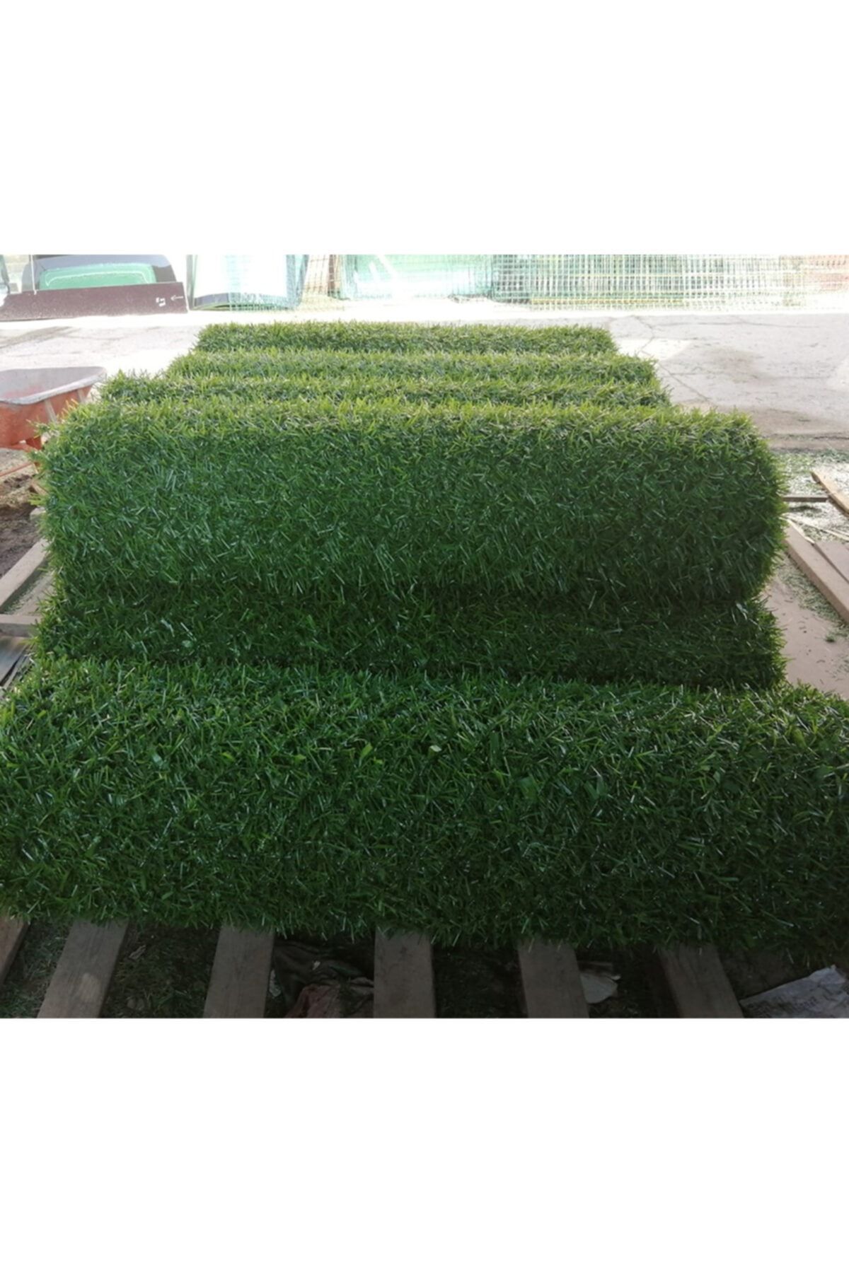 Yaklaşım Dekoratif Çim Çit Bahçe Çiti 1m X 10m