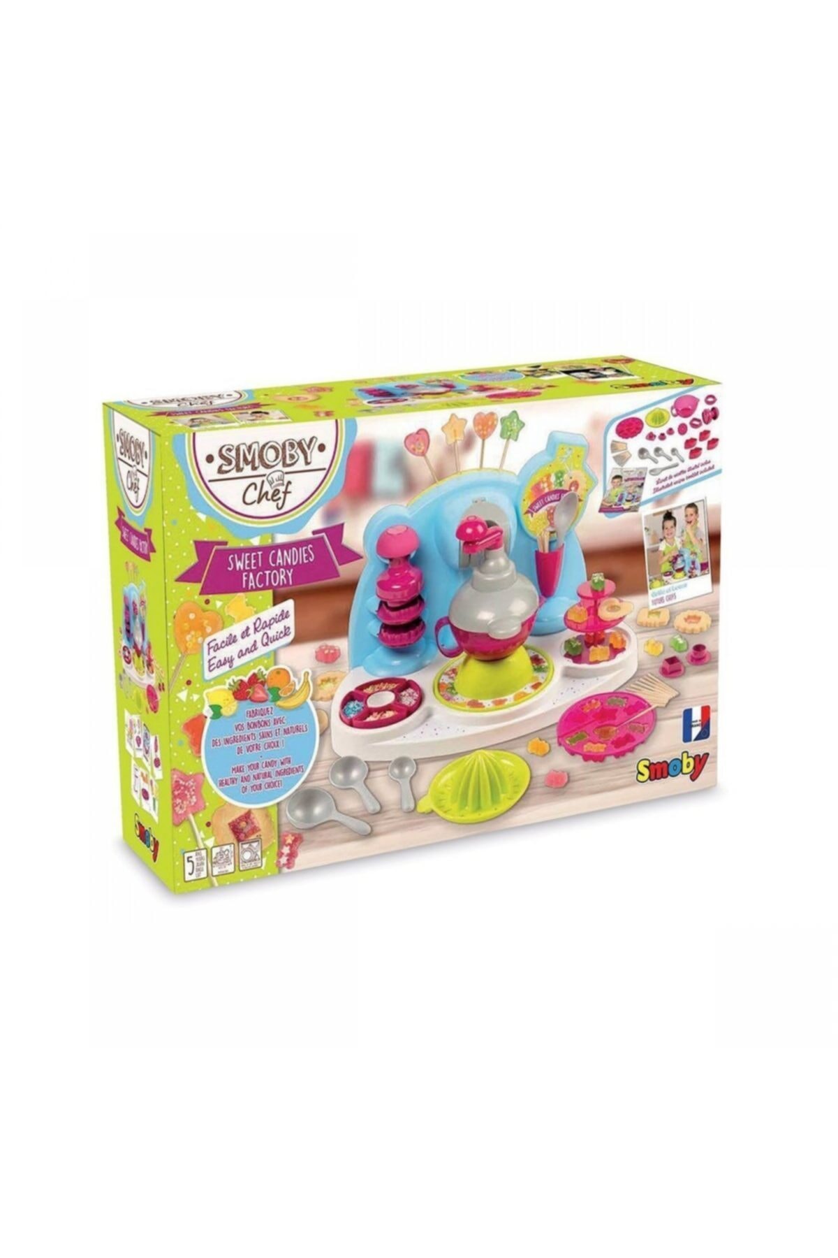 TEKNOPARS 7600312111 Smoby, Chef Sweet Candies Factory - Şef'in Şeker Yapım Istasyonu / +5 Yaş