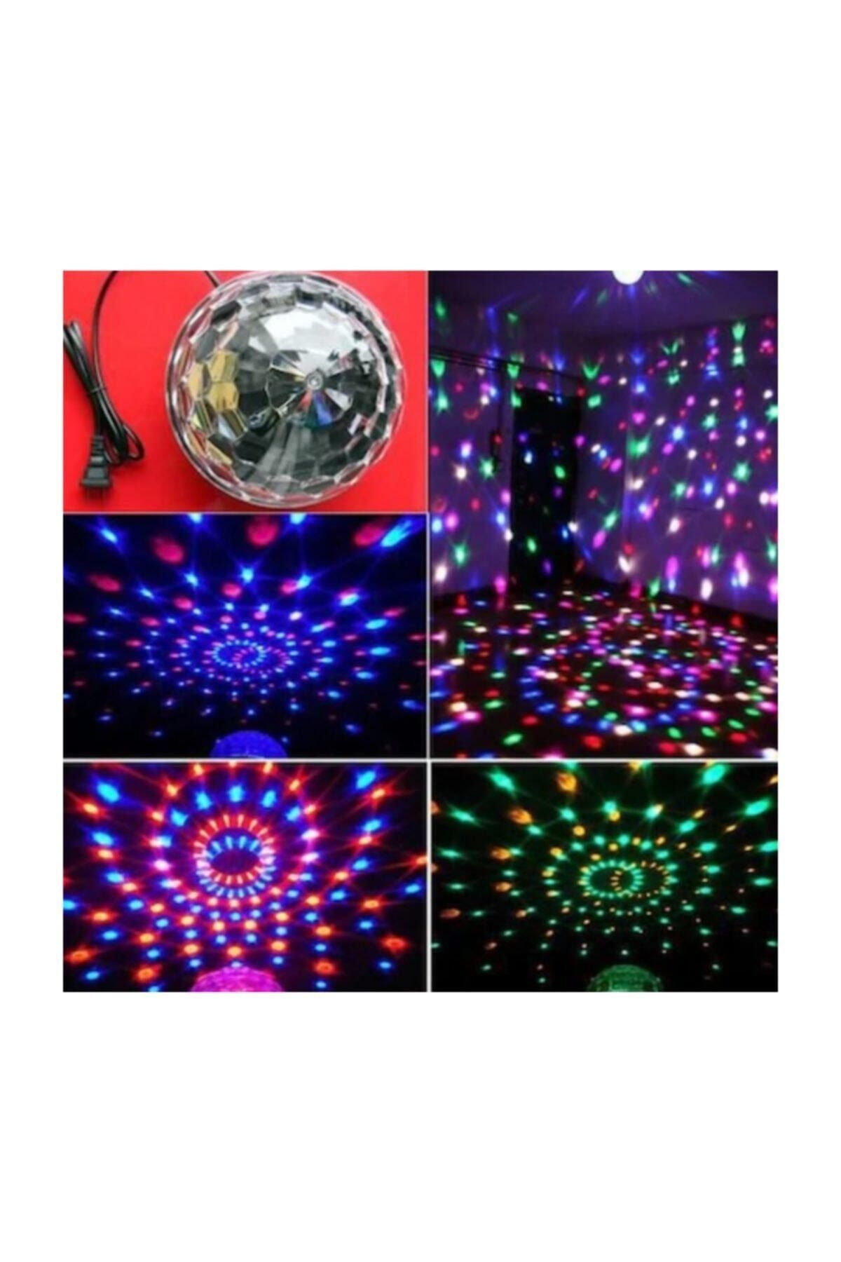 polygold led kristal kure disko topu 6 renk usb sese duyarli uzaktan kumandali fiyati yorumlari trendyol