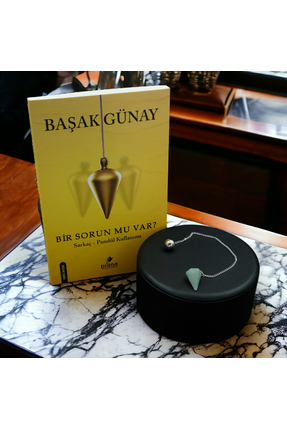 Aventurin Doğal Taş Pandül Tam Set Sarkaç Image 2