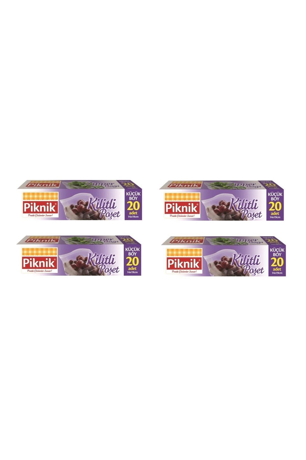 Piknik Küçük Boy Buzdolabı Poşeti 20 Li X 4 Adet