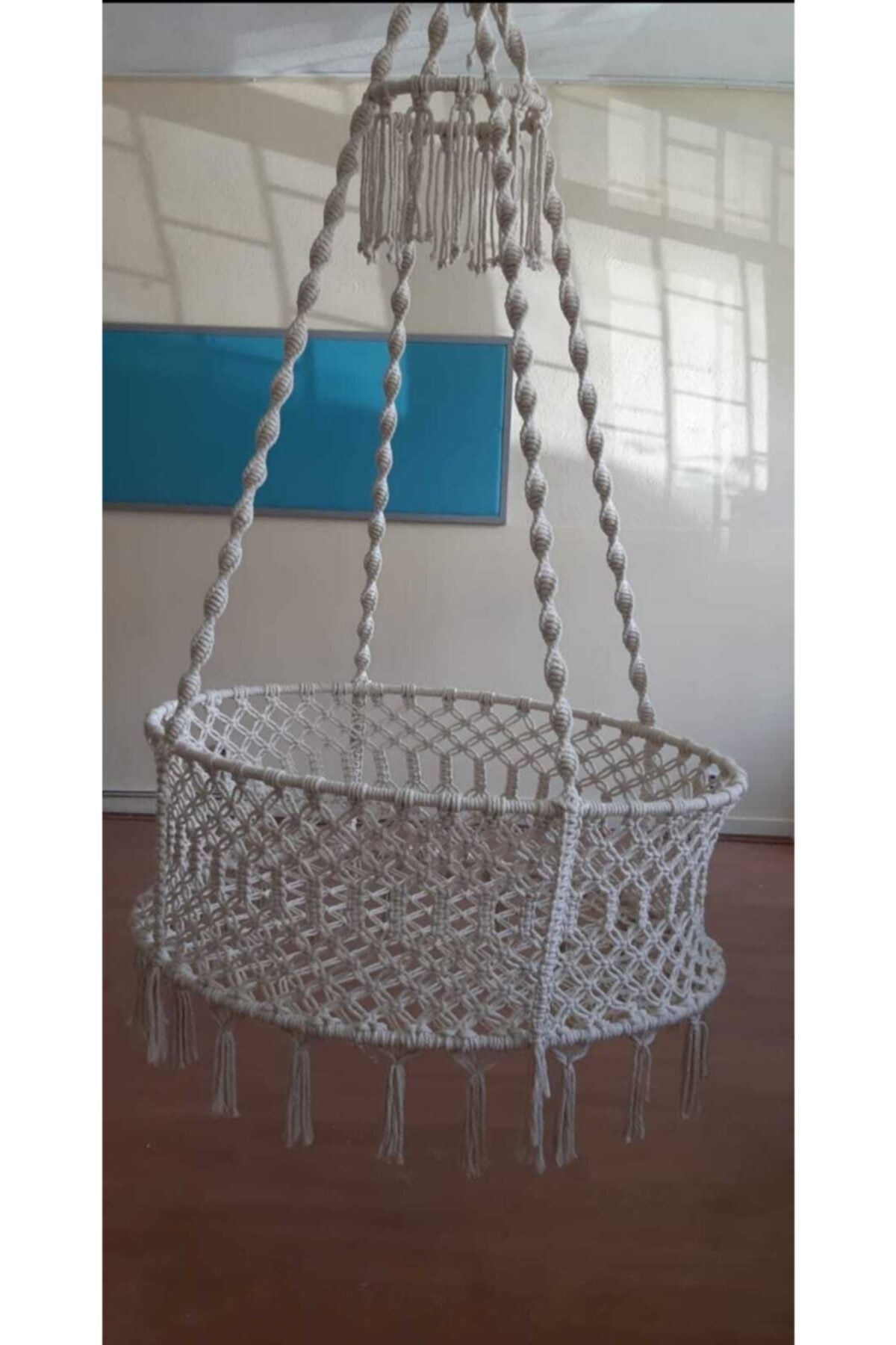 relax ipek hamak Makrome Çocuk Beşiği