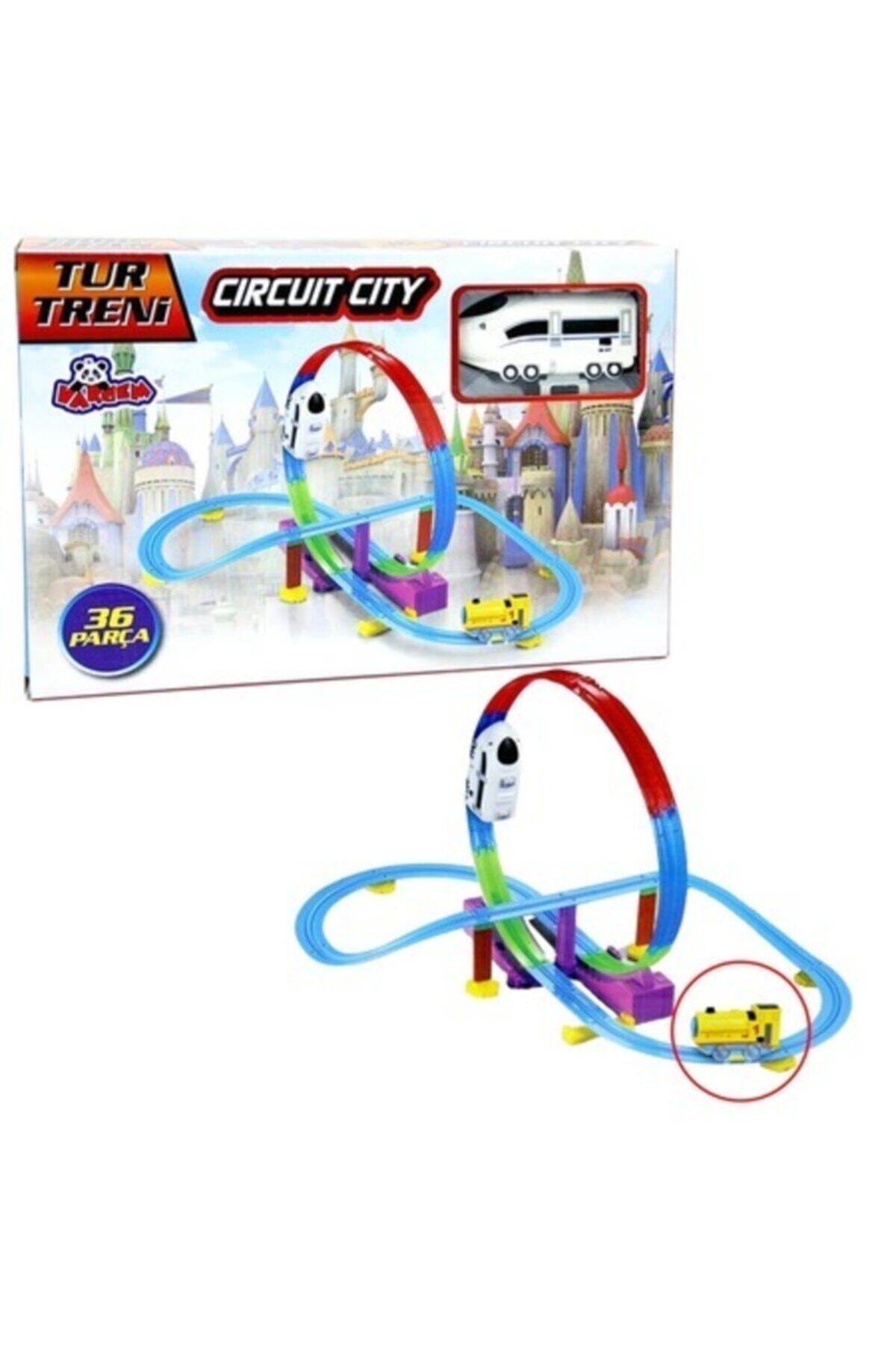 fastpress Kutulu Işıklı Tur Tren Seti 36 Parça Oyuncak 661j-5