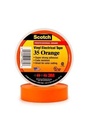 Scotch 35 Vinil Elektrik Bandı, Turuncu 19mm X 20,1 Mt - 1 Adet Turuncu Image 0