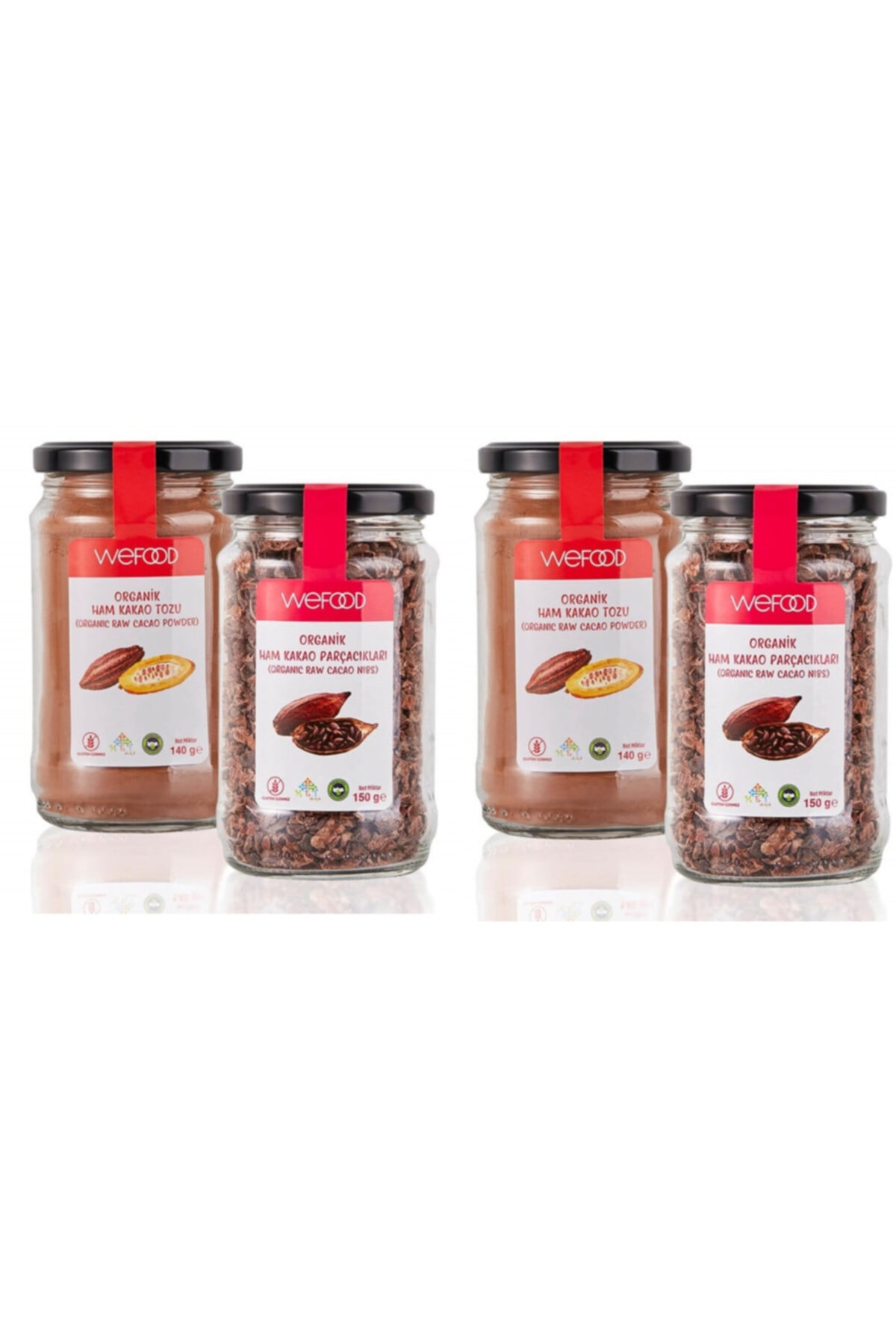 Wefood 2'li Kakao Tozu Ve 2'li Kakao Parçacıkları